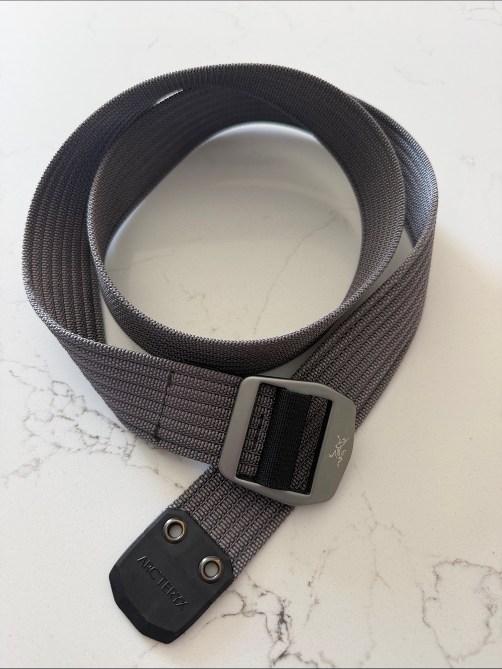 Arc'teryx Men's Grey Webbing Belt - Medium